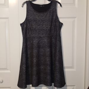 Metallic Splatter Skater Dress, APT.9 XL